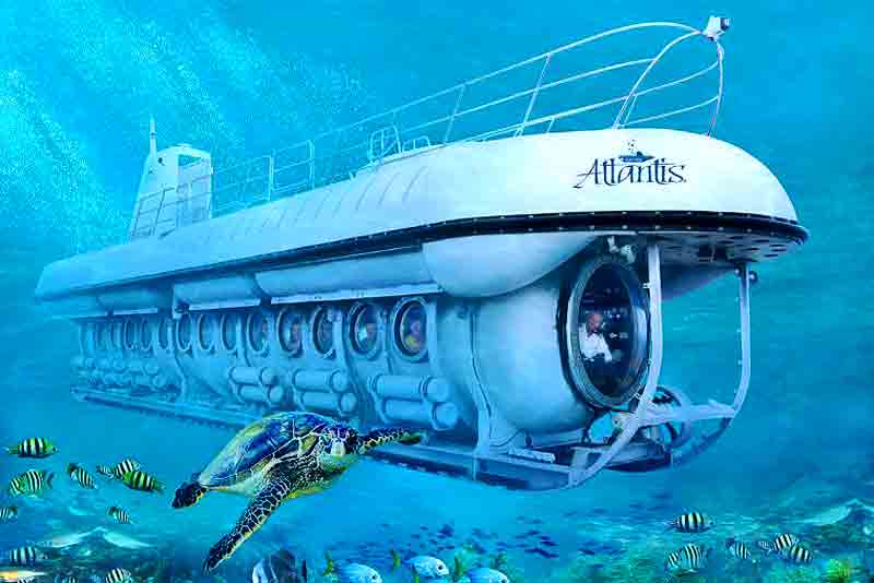 Photo of Submarine Tours courtesy of Atlantis Submarines Barbados Inc. 