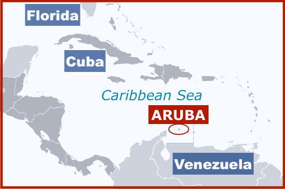 aruba time zone number