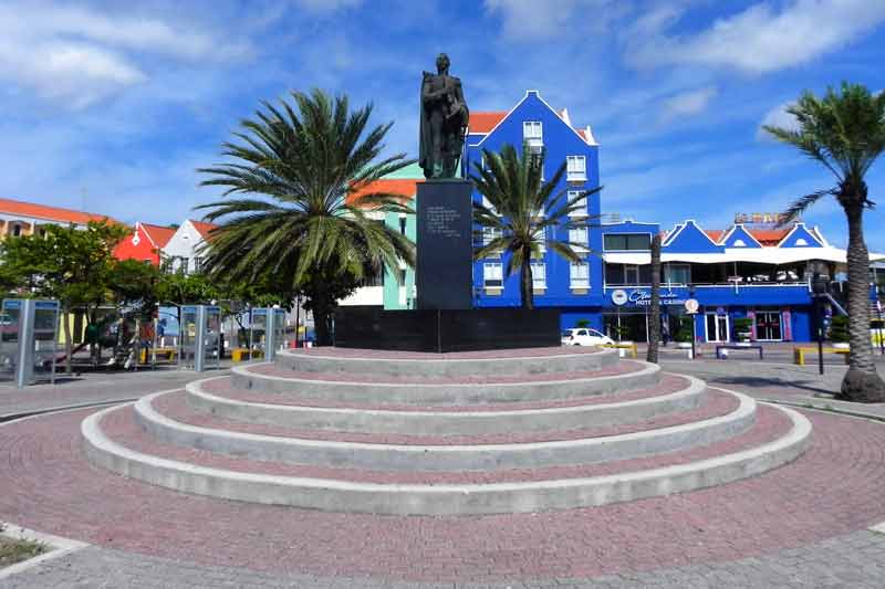 Photo de la place Brion à Curaçao