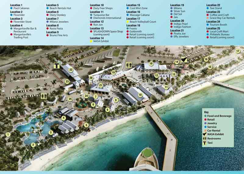 Grand Turk Cruise Center Map By Management 