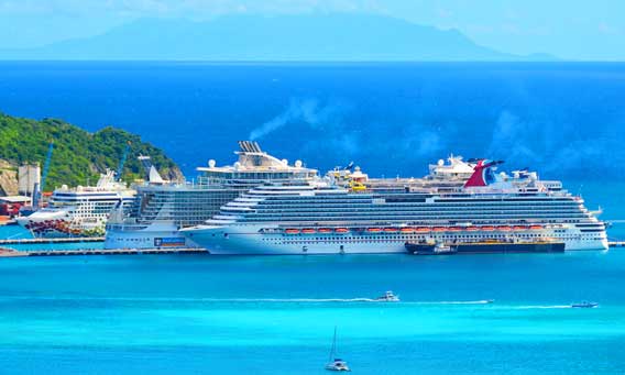 st thomas cruise port map schedule