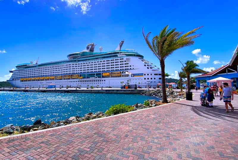 St Thomas cruise port