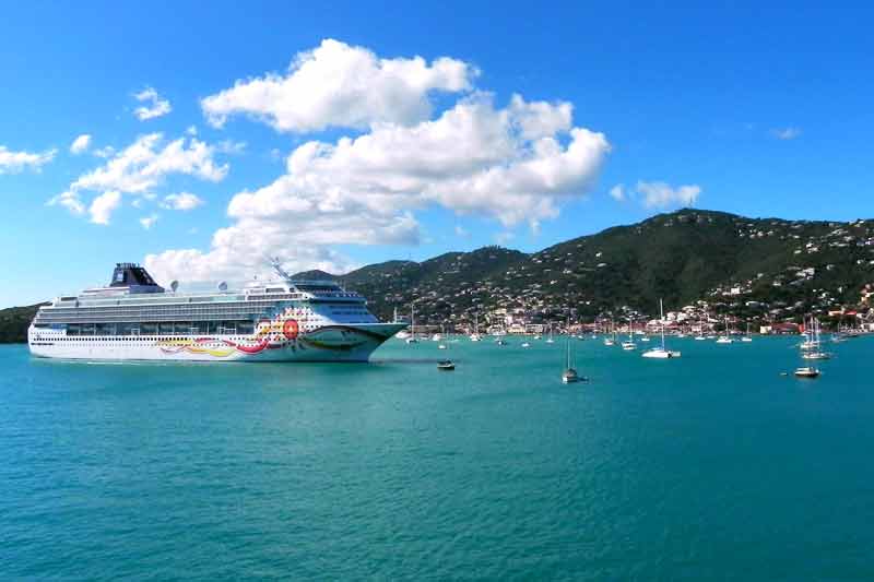 St Thomas cruise port