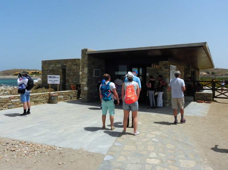 Photo of Entrance in Delos, Mykonos, Greece.