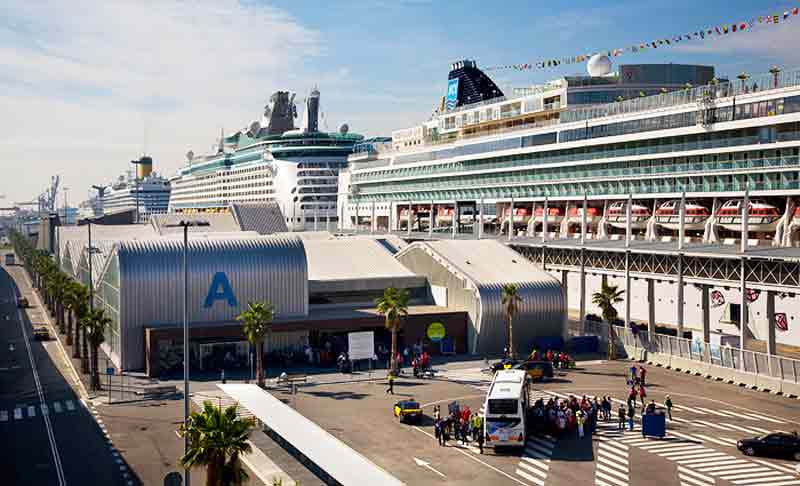 cruise ports near barcelona